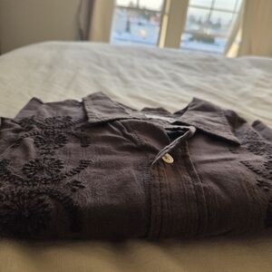 Lucky Brand Spanish Embroidered Shirt